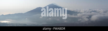 Vista dal Monte Gunung Batur Bali, Indonesia, Asia Foto Stock