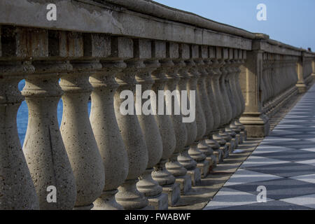 La terrazza Mascagni a Livorno, Toscana, Italia Foto Stock