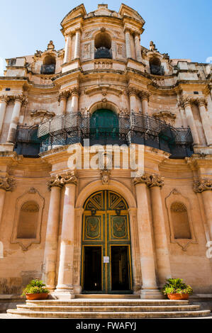 Chiesa di San Giovanni Evangelista. Scicli, Ragusa, Sicilia, Italia Foto Stock