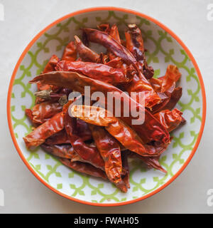 Secchi Peperoncino Rosso Foto Stock