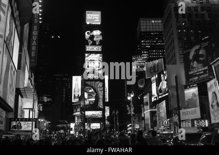 Times Square di New York City, Stati Uniti d'America Dicembre 2010 Foto Stock