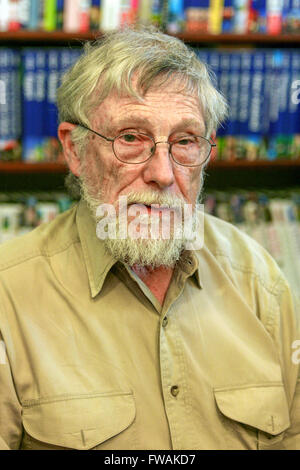 Gary Snyder un poeta americano durante la sua visita a Praga nel 2007 Foto Stock