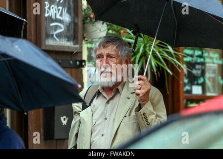 Gary Snyder un poeta americano durante la sua visita a Praga nel 2007 Foto Stock