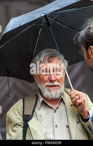 Gary Snyder un poeta americano durante la sua visita a Praga nel 2007 Foto Stock