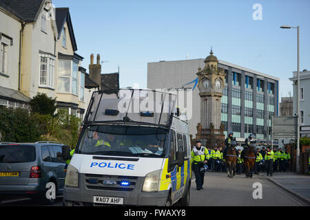 Exeter Devon, Regno Unito. Il 2 aprile 2016. Credito: @camerafirm/Alamy Live News Foto Stock