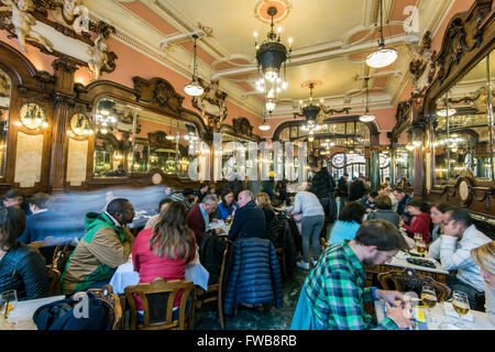 Cafe Majestic, Porto, Portogallo Foto Stock