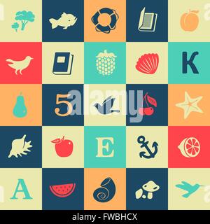 Vettore Sfondo per bambini Illustrazione Vettoriale