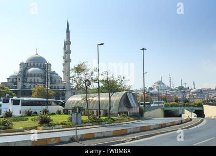 Bella di Suleymaniye Camii è una delle attrazioni turistiche di Istanbul, Turchia Foto Stock