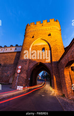 Gate Bridge in Torun Foto Stock