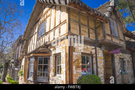 Carmelo-per-il-mare incredibile villaggio in California Foto Stock