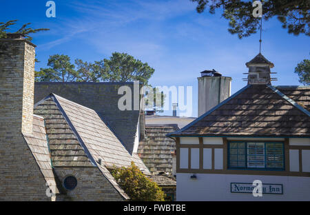 Carmelo-per-il-mare incredibile villaggio in California Foto Stock