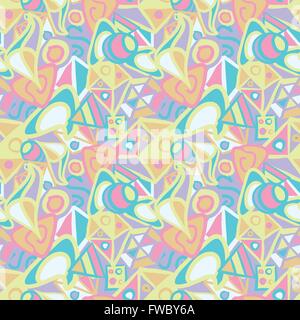 Astratto modello senza cuciture in colori pastello Illustrazione Vettoriale
