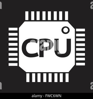 Icona di CPU Illustrazione Vettoriale