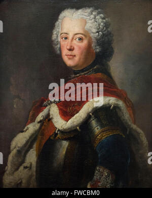 Antoine Pesne (1683-1757), Federico il Grande (1712-1786) come principe ereditario, 1739. Foto Stock