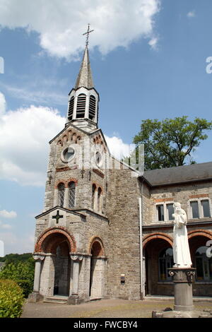 Cortile del monastero dal XVIII secolo in Celles. Belgio Foto Stock