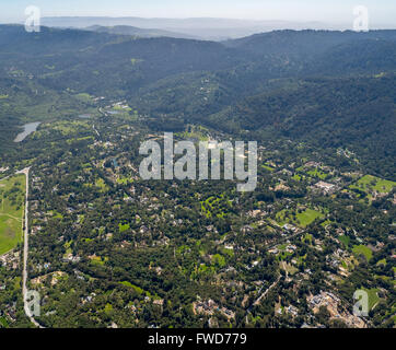 Woodside, California, US, giardino, Silicon Valley, California, Stati Uniti d'America, Santa Clara, California, USA, San Jose Foto Stock