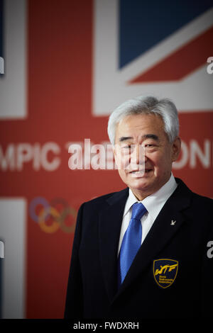 Chungwon Choue Presidente World Taekwondo ritratti Foto Stock