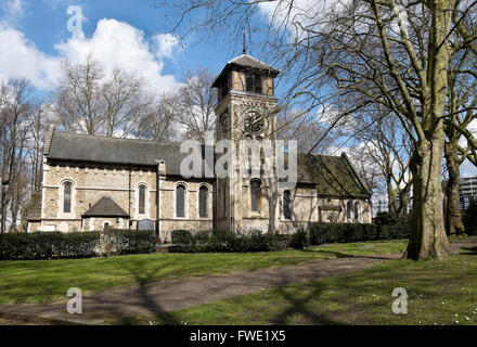 St Pancras vecchia chiesa, Somers Town, Camden, London, England, Regno Unito Foto Stock