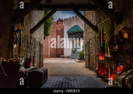 Il Marocco Pavilion, Epcot Foto Stock