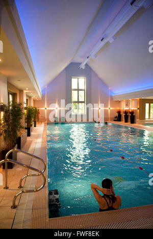 Calcot Manor Hotel & Spa,vicino a Tetbury Foto Stock