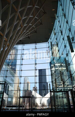 Brookfield ingresso posto nella parte inferiore di Manhattan's Battery Park City, NYC New York Foto Stock