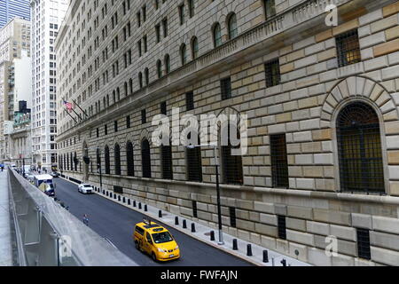 Federal Reserve Bank of New York, New York City, NY, USA Foto Stock