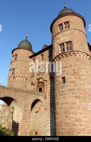 Germania: Ingresso del castello di Wertheim, Baden-Württemberg. Foto da 26. Marzo 2016. Foto Stock