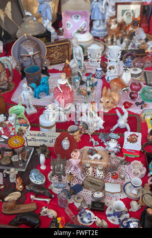 Roma,Italia: mercato dell'antiquariato Foto Stock