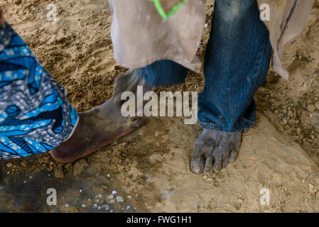 La guarigione spirituale e massa, Repubblica Democratica del Congo Foto Stock