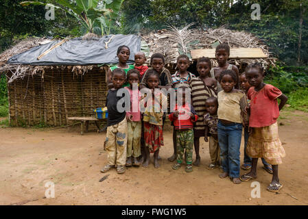 La popolazione congolese, Repubblica Democratica del Congo Foto Stock