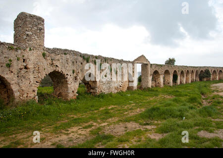 Rovine nel Peloponneso, Grecia Foto Stock