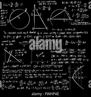 Matematica sfondo vettoriale Illustrazione Vettoriale