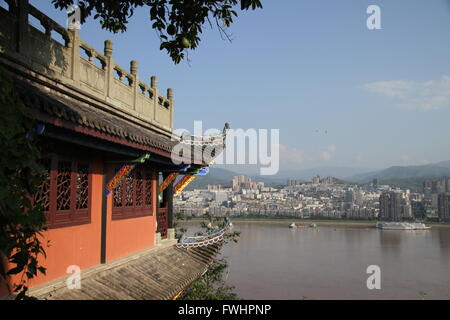 Moderno di Fengdu Fengdu "Ghost City', Fiume Yangtze, Cina Foto Stock