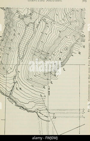 Rilevamento topografico; inclusi geografico, esplorativo, e mappatura dei militari, con suggerimenti su camping, chirurgia di emergenza e fotografia (1905) Foto Stock