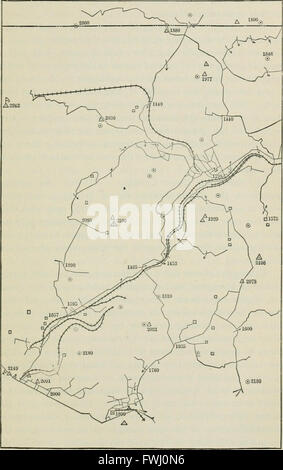 Rilevamento topografico; inclusi geografico, esplorativo, e mappatura dei militari, con suggerimenti su camping, chirurgia di emergenza e fotografia (1905) Foto Stock