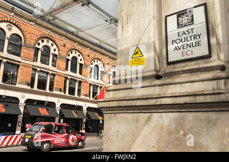 La carne di Smithfield Market nel centro di Londra, Regno Unito Foto Stock