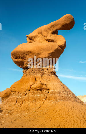 Hoodoo rocce presso il parco statale Goblin Valley, Colorado Plateau, Utah, Stati Uniti d'America Foto Stock