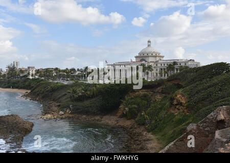 Il Campidoglio di San Juan di Porto Rico Foto Stock