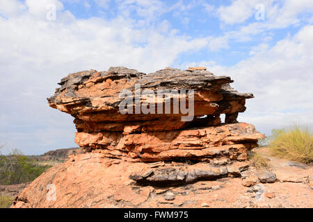 Roccia Arenaria Formazione, tenere River National Park, il Territorio del Nord, l'Australia Foto Stock