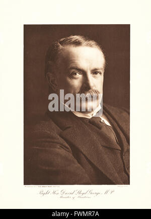 1915 La Grande Guerra illustrazione di David Lloyd George Foto Stock