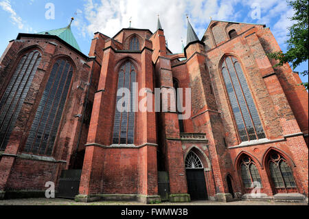 Chiesa di Santa Maria (St. Marienkirche), Lubecca, Germania. Foto Stock