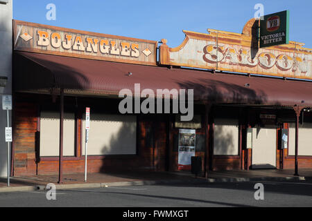 Bojangles saloon e bar in alice springs nel territorio settentrionale dell'australia Foto Stock