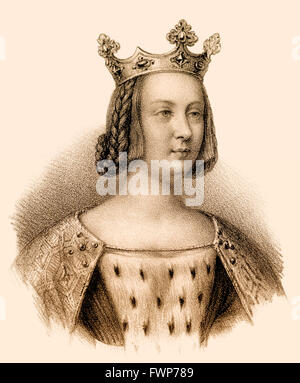 Emma di Francia, 894-934, moglie di Rudolph, re di Francia, duca di Borgogna Foto Stock