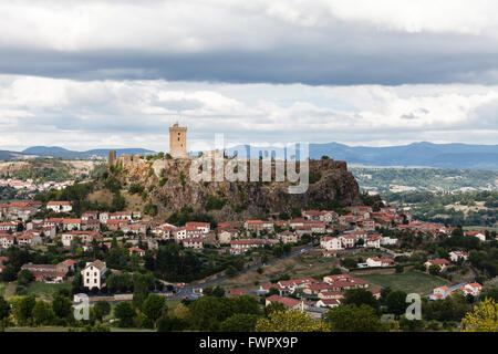 Forteresse de Polignac, Haute Loire, Francia Foto Stock