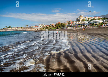 Playa De Fanabe Costa Adeje, Tenerife Foto Stock