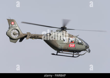 Swiss Air Force (Schweizer Luftwaffe) Eurocopter TH05 (CE-635) Utilità elicottero Foto Stock