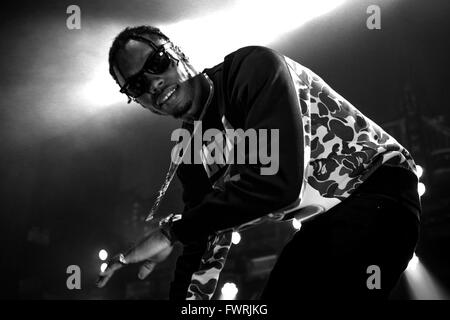 Krept & Konan eseguire a Manchester O2 Ritz, come parte del loro tour europeo. Foto Stock