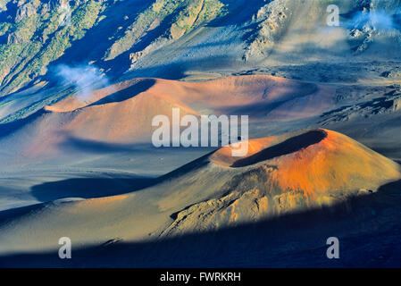 Il Cratere Haleakala a Maui Foto Stock