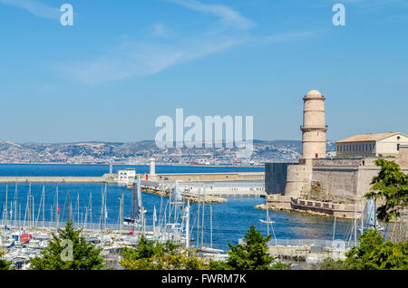 FORT ST JEAN, MARSIGLIA, BDR, FRANCIA 13 Foto Stock