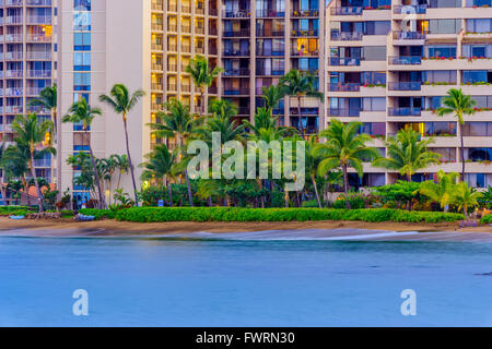 Resort a Maui Foto Stock